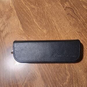 Kenneth Cole Black Leather glasses Case